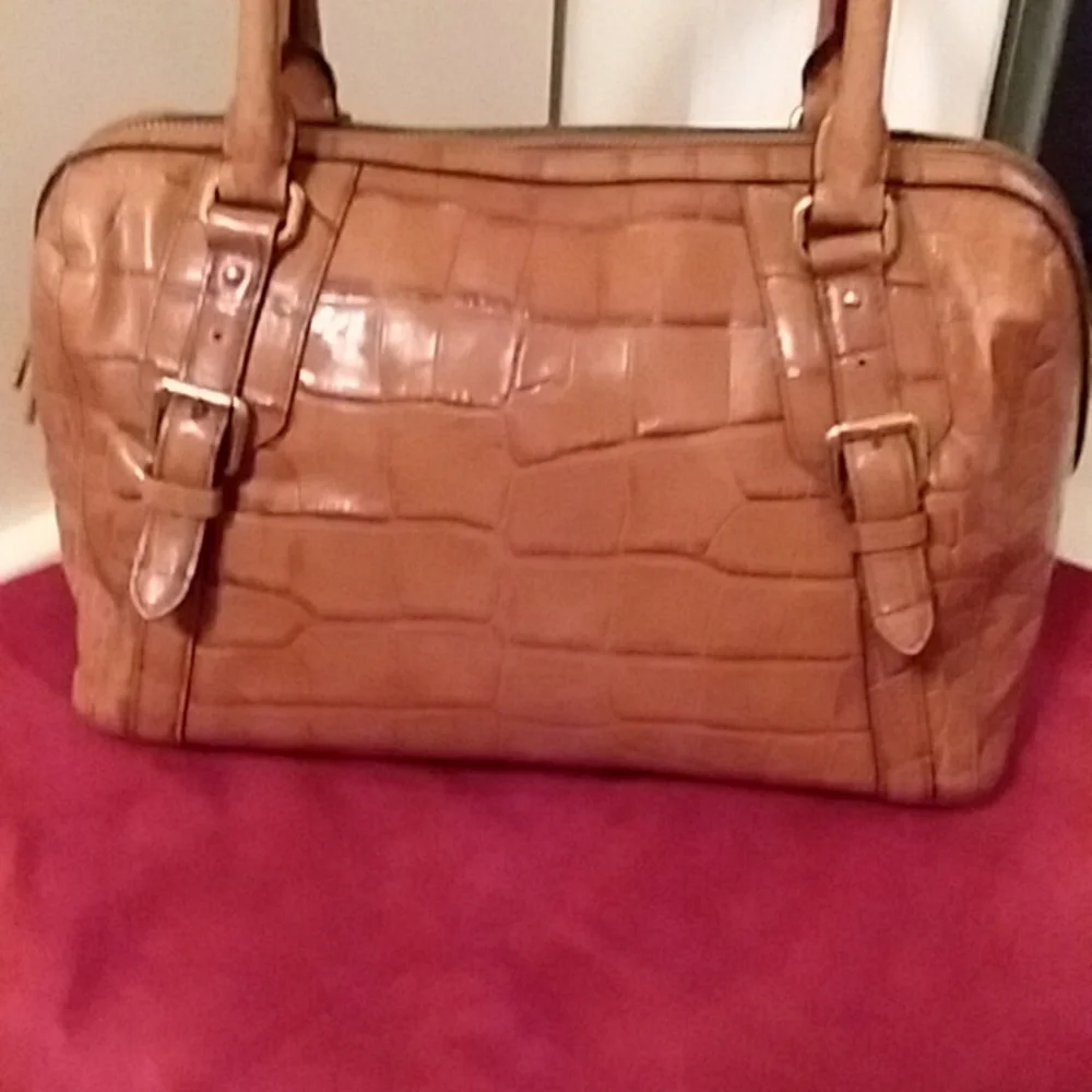 Ralph Lauren Luxury (Lauren) Design 100%Cow Leather/Crocodile Excellent - Picture 1 of 16